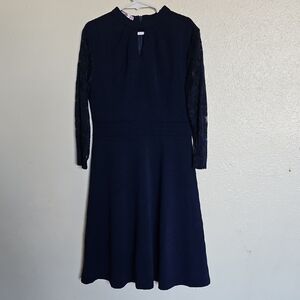 Elegant Navy Blue Dress